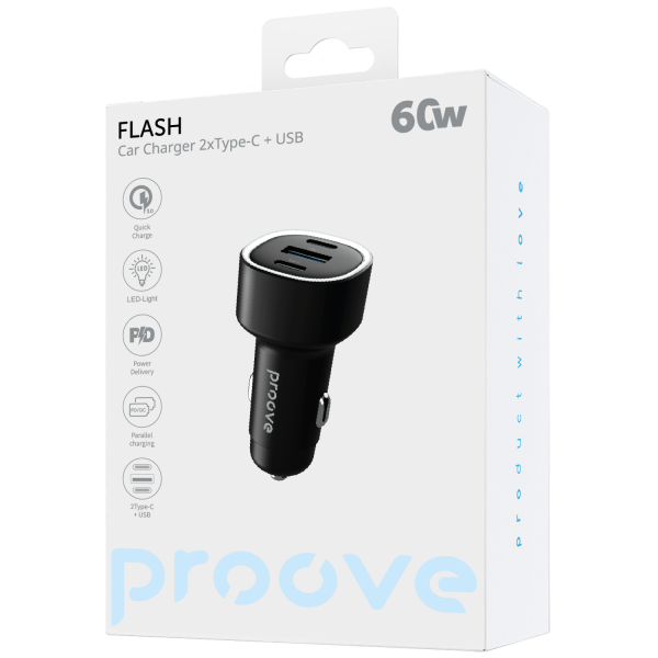 Proove Flash 60W (2*Type-C + USB) - Photo 4